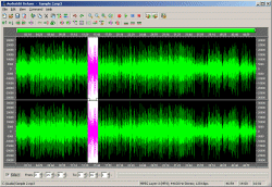 AudioEdit audio editing software screenshot