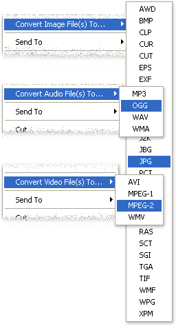 ContextConvert Pro - audio converter software screenshot